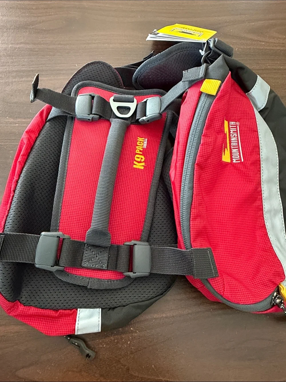 NWT Mountainsmith K-9 Dog Pack Backpack Harness Small Red K9